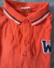 Polo longue manche 4 ans orange
