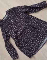 Robe anthracite à fleurs KIABI / 6ans