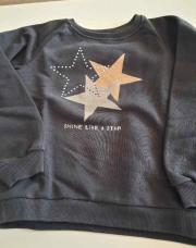 Pull noir étoiles 