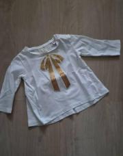 Blouse avec noeud doré ZARA/ 68cm