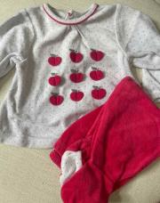 Pyjama pomme 9 mois 