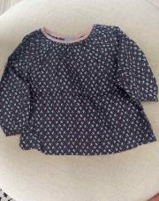 Blouse à pois Okaïdi 6 mois 