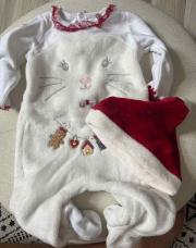 Pyjama + bonnet 9 mois sergent major 