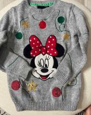 Pull Minnie Noël 3-4 ans 