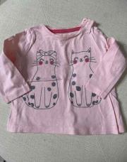 T-shirt chat rose 68 cm