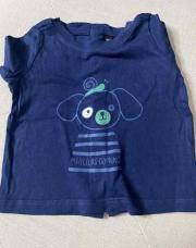 T-shirt bleu sergent Margot 9 mois 