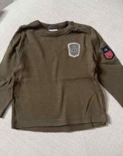 T-shirt kaki 6 mois petit bateau 