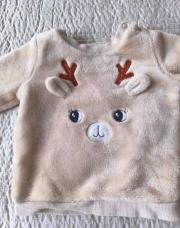 Pull renne 6-9 mois