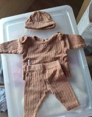 Ensemble marron + bonnet 