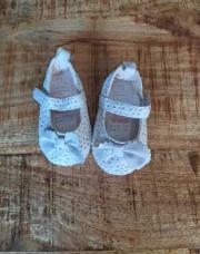Ballerine blanche nœud 