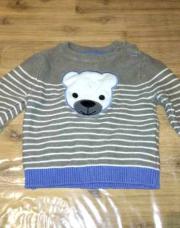 Pull gris ourson 6 mois 