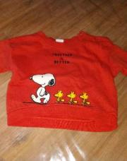 Pull Snoopy rouge 6 mois 