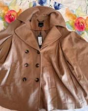 Manteau cape beige yessica 40 neuve 