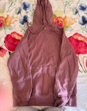 Sweat-capuche rose M