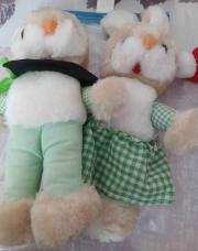 Couple lapin vert 