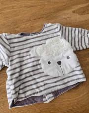 Pull chaud mouton rayé 9mois