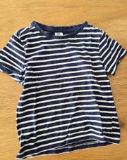 T shirt bleu rayé hema 2ans
