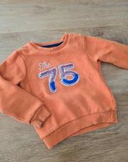 Pull orange 3ans