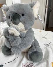 Peluche koala et son bébé, neuve avec étiquette 