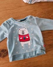 Pull bleu ours blanc 62 Hema