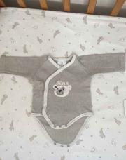 Body ss marques 0m gris ours 
