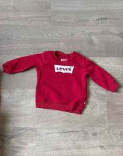 Pull Levis rouge taille 9 mois NEUF