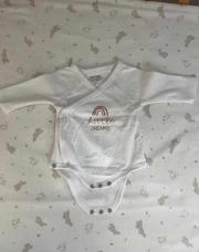 Body kiabi 1m manche longue arc en ciel
