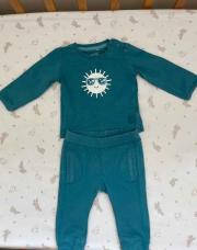 Ensemble haut/pantalon jbc 1m bleu 