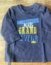 T-shirt dormeur 3 mois