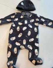 Pyjama fosforescent + bonnet - 6M