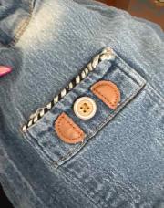 Jeans taille élastique 8A