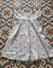 Robe flamands roses - Baby club -80 