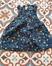 Robe bleue motifs mers - TQF baby -12 mois 