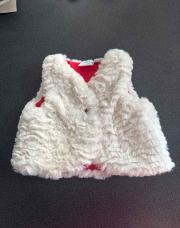 Gilet sans manches blanc minnie taille 6 mois 
