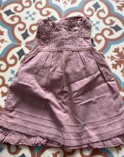 Robe rose sergent major 3 mois 
