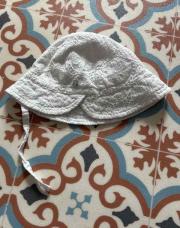 Chapeau soleil blanc dentelle - Obaibi - taille 46 