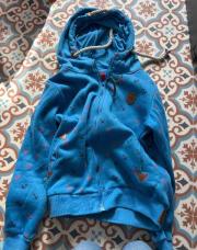Pull bleu avec encres HKD -158 