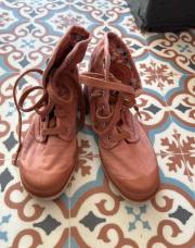 Palladium femme rose avec motifs géométriques à l’intérieur -36 