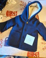 Manteau bleu NEUF 12 mois 