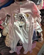 Pyjama rose leopard t12 mois 