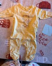 Pyjama jaune fin GRRR 9mois 