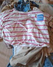 T-shirt longues manches rayé rose barbapapa tao