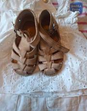 Sandales little Mary t21 cuir