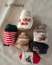 lot de chaussettes 0-6m