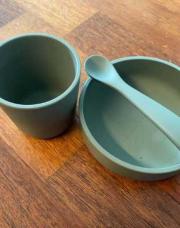 Set bol/gobelet/cuillère en silicone