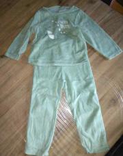 Pyjama vert dinosaure polaire 3 ans 
