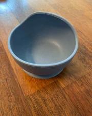Bol en silicone - bleu