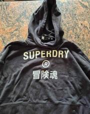 Sweat noir Super Dry T 40