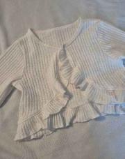 Gilet courte blanc shein 2-3y