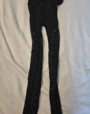 Collants noirs étoiles 23/26
